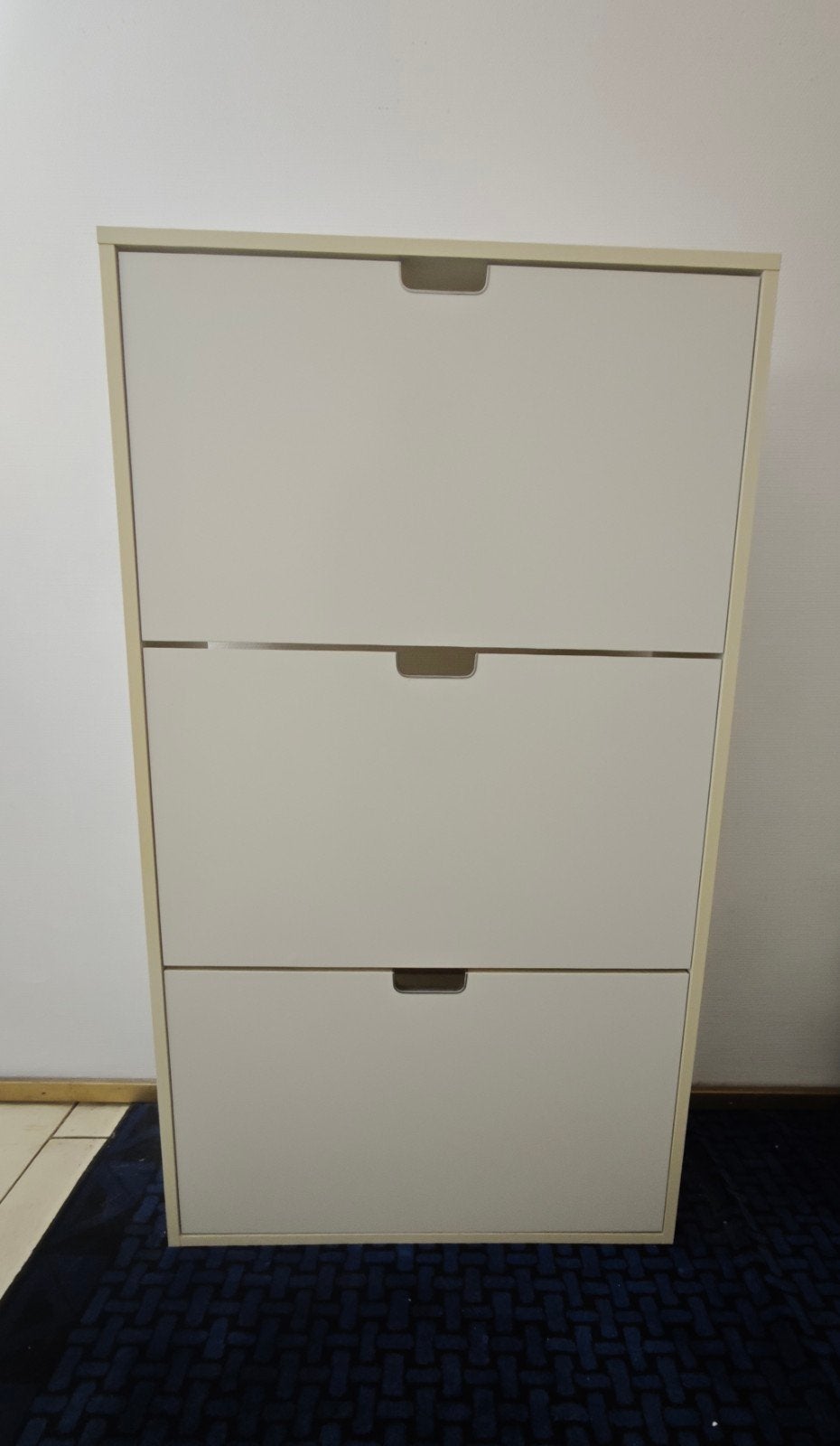 1x IKEA STÄLL Schoenenkast (3 vakken, strakke staat), Ophalen, Zo goed als nieuw