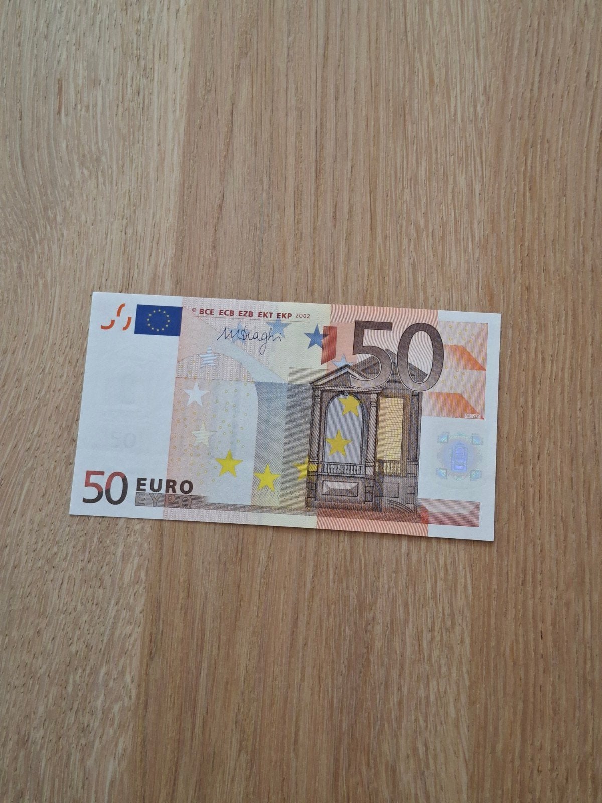50euro biljet unc. H01010496744. R052D1., Ophalen of Verzenden, Slovenië, 50 euro, Los biljet