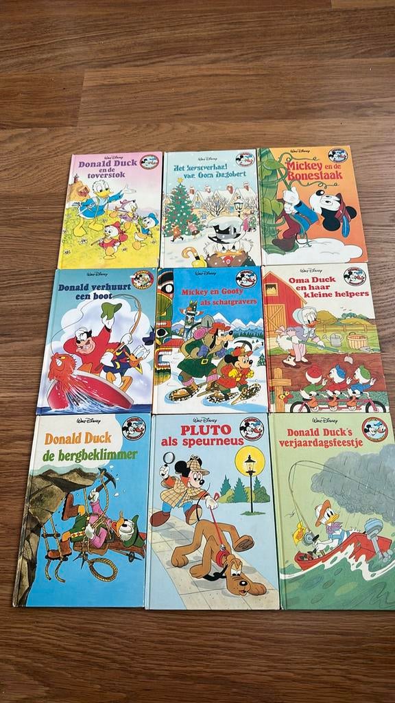 Walt Disney boekenclub - set van 9, Ophalen of Verzenden, Gelezen, Fictie algemeen