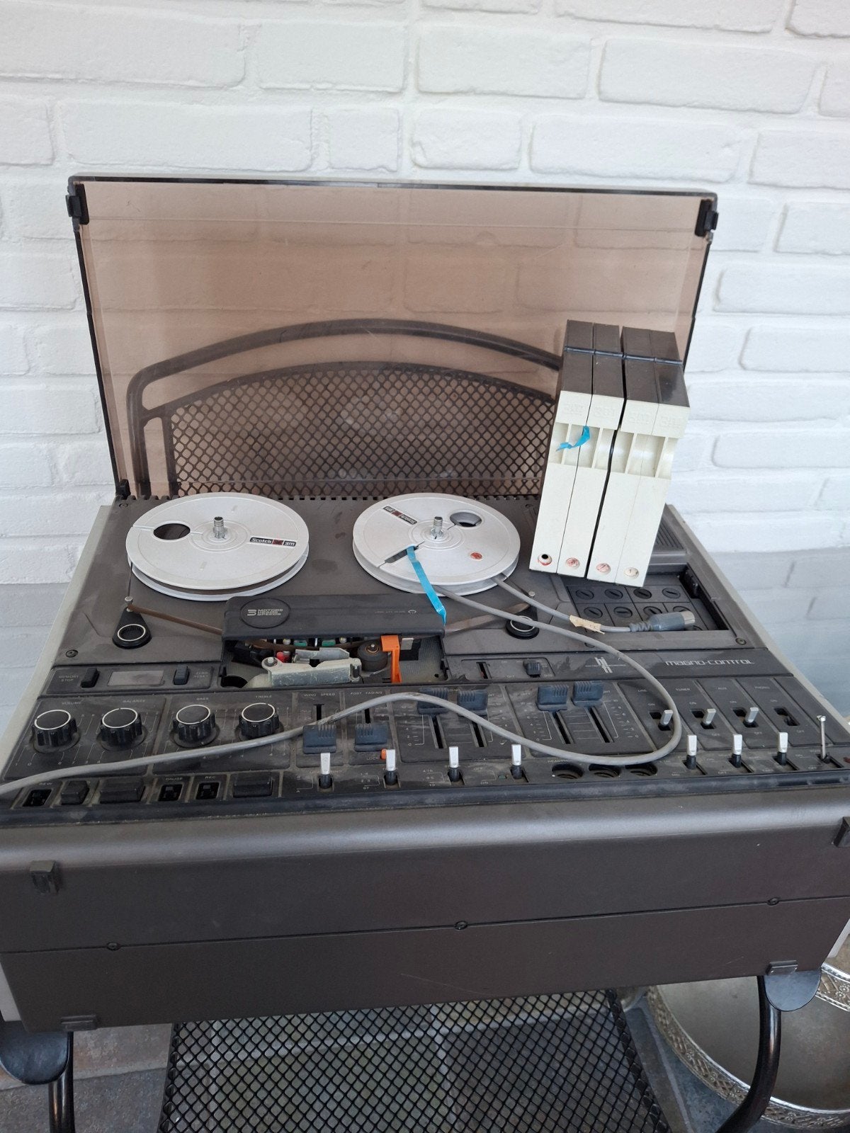 grote bandrecorder met 5 banden weet niet zeker of alles goe, Ophalen, Bandrecorder