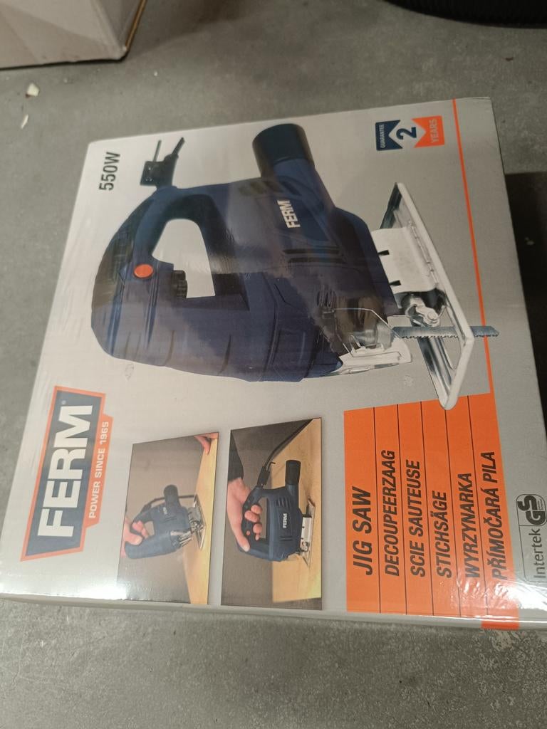 Decoupeerzaag ferm nieuw 550 watt nieuw geseald, Decoupeerzaag, Nieuw, Ophalen of Verzenden, 30 tot 70 mm