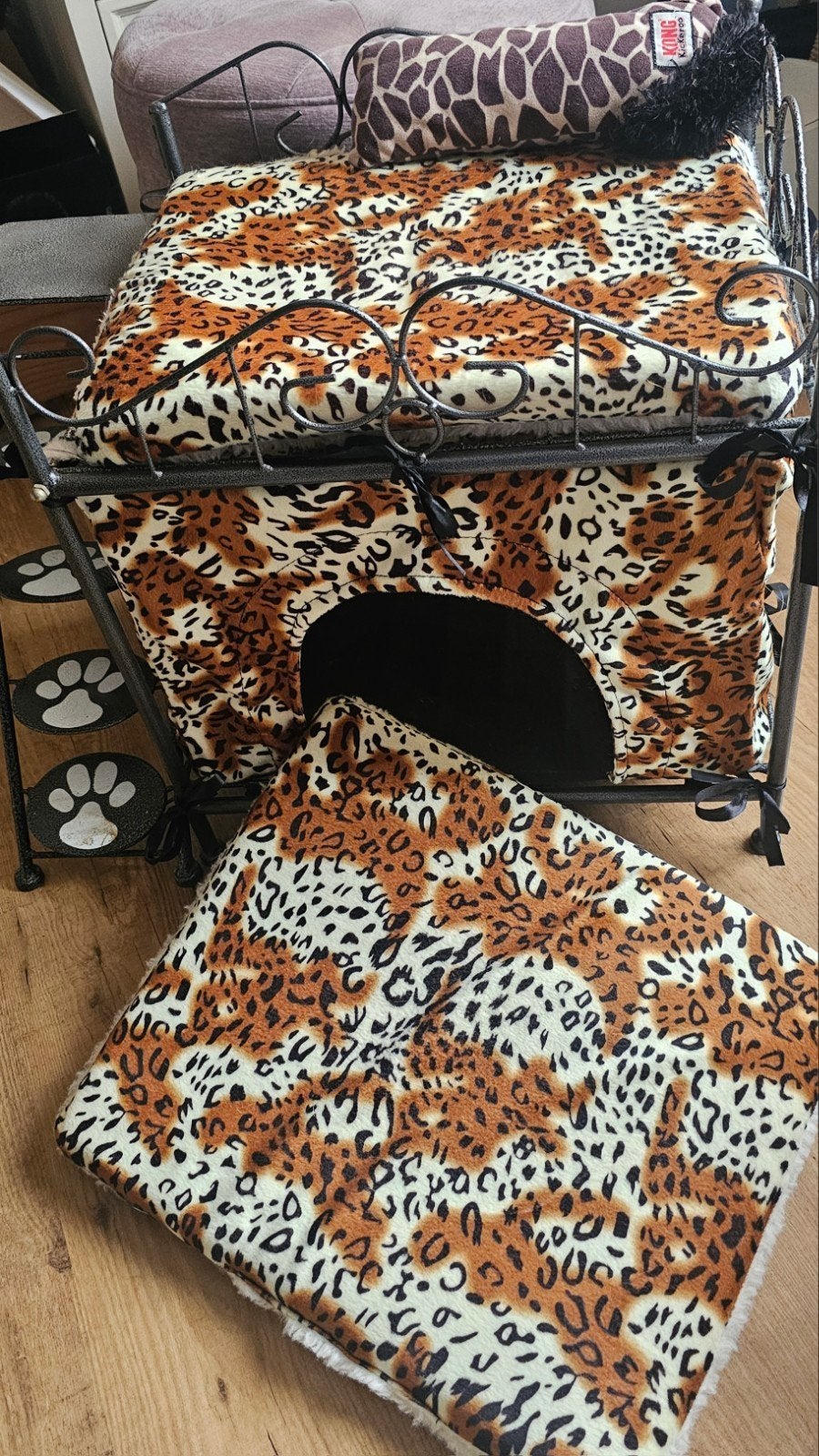 kattenhol  met bovenverdieping en zachte kussens omkeerbaar, Ophalen of Verzenden
