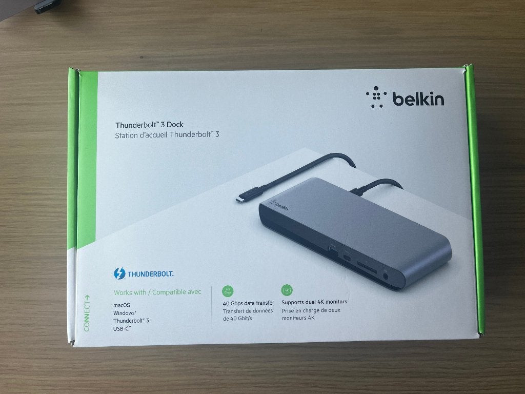 Belking Thunderbolt 3 Pro dock, Belkin, Laptop, Ophalen of Verzenden, Zo goed als nieuw