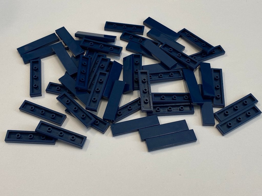Partij nieuwe 50x 1x4 Lego tegels diverse donkere kleuren, Kinderen en Baby's, Speelgoed | Duplo en Lego, Overige thema's, Lego