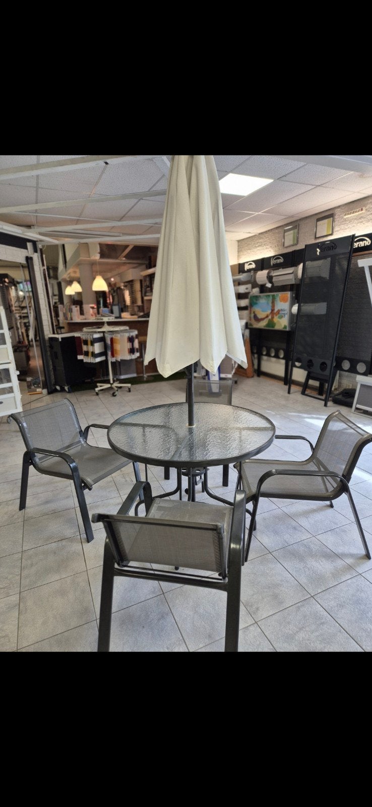 tuinset tuinstel met parasol, Tuin en Terras, Ophalen of Verzenden