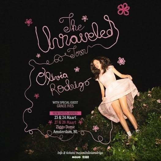 Olivia Rodrigo - 28 maart 2027 - 2x Early Entry VIP tickets, Tickets en Kaartjes, Twee personen, Maart
