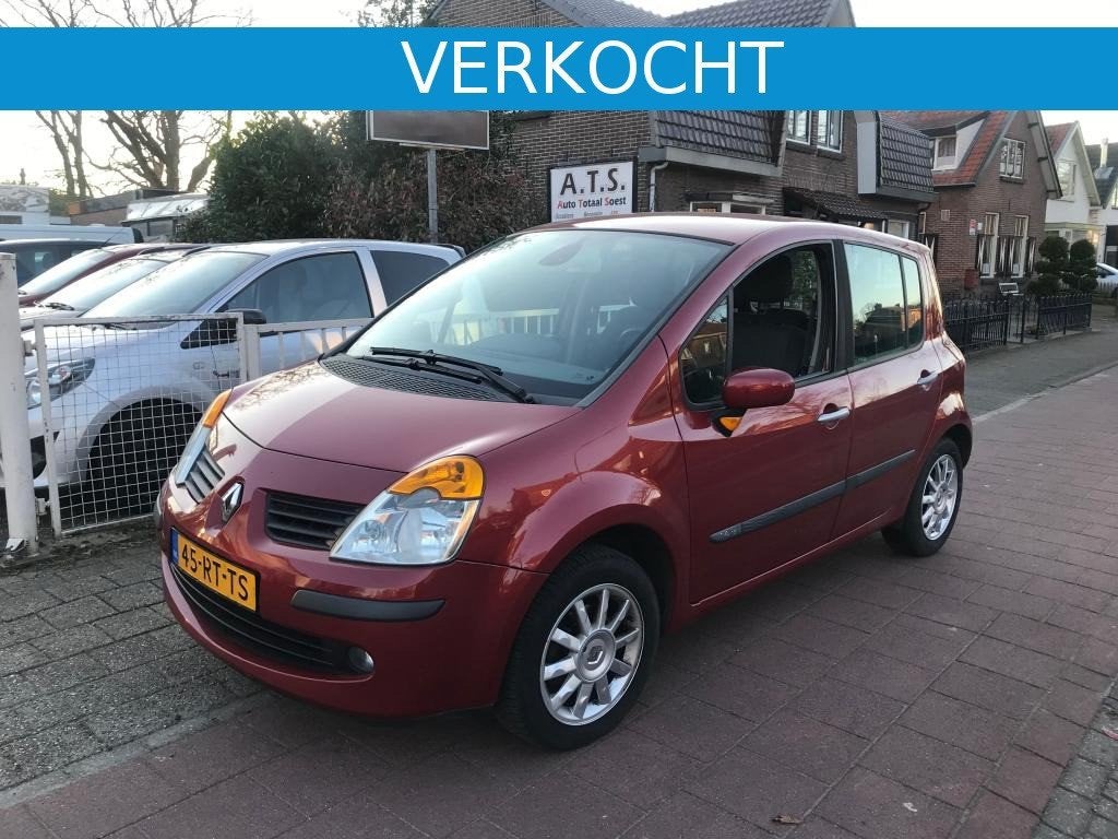 Renault Modus 1.4 16V Initiale, Voorwielaandrijving, Gebruikt, Zwart, 4 cilinders
