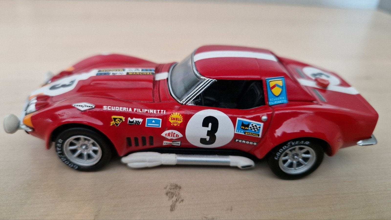 Vitesse Chevrolet Corvette C3 Raceauto Schaalmodel, Ophalen of Verzenden