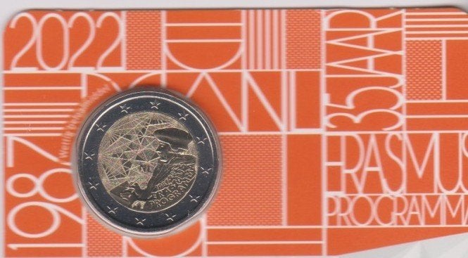 coincard Erasmus 2, Ophalen of Verzenden, Koningin Beatrix, Euro's, Setje