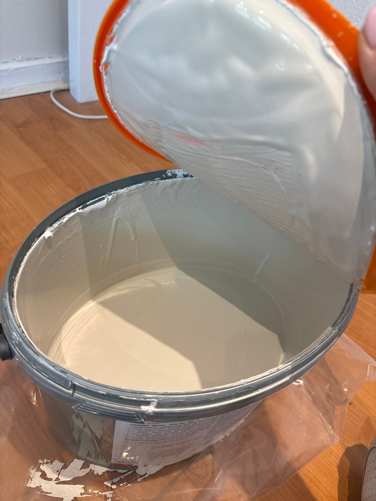 HORNBACH Meister Polar-Wit Mix Verf - 1/3 pot 5L Beige, Ophalen, Gebruikt, Beige, Verf