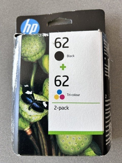 HP Cartridge 62 zwart en 62 kleur, Verzenden, Nieuw, Cartridge, Hp