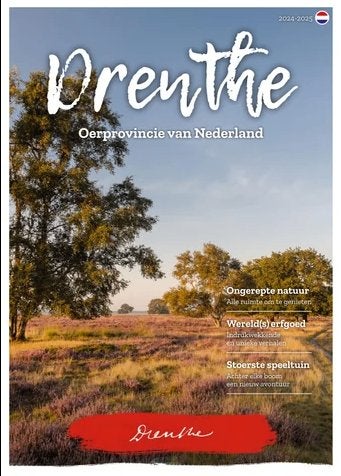Drenthe - Oerprovincie van Nederland - 2024/2025, Overige merken, Fiets- of Wandelgids, Ophalen of Verzenden, Zo goed als nieuw