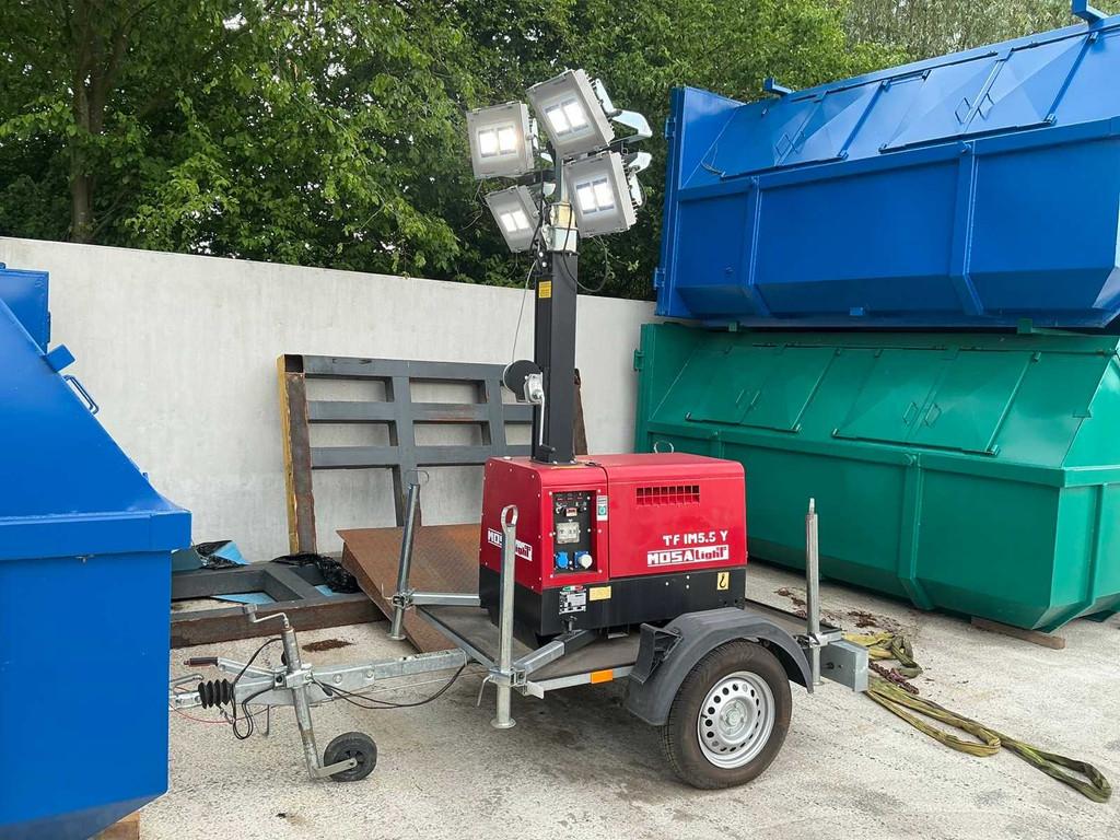 2019 Mosa light/Stedele TF IM5.5Y Lichtmast aggregaat aanhan, Gebruikt