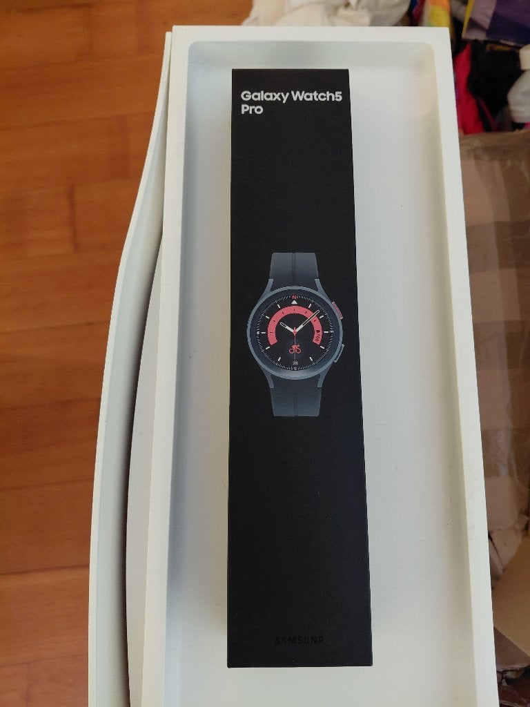 Samsung Galaxy smartwatch 5 pro, Zwart, Ophalen of Verzenden, Zo goed als nieuw, GPS