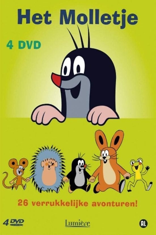 het Molletje 1 - 4 , Sealed en Origineel, Europees, Tekenfilm, Alle leeftijden, Boxset