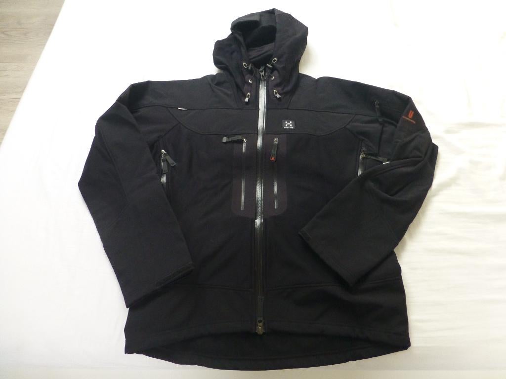 Haglofs Sharkfin Gore Windstopper softshell hoody, zwart, M, Sport en Fitness, Bergsport en Wandelen, Nieuw, Kleding, Ophalen of Verzenden