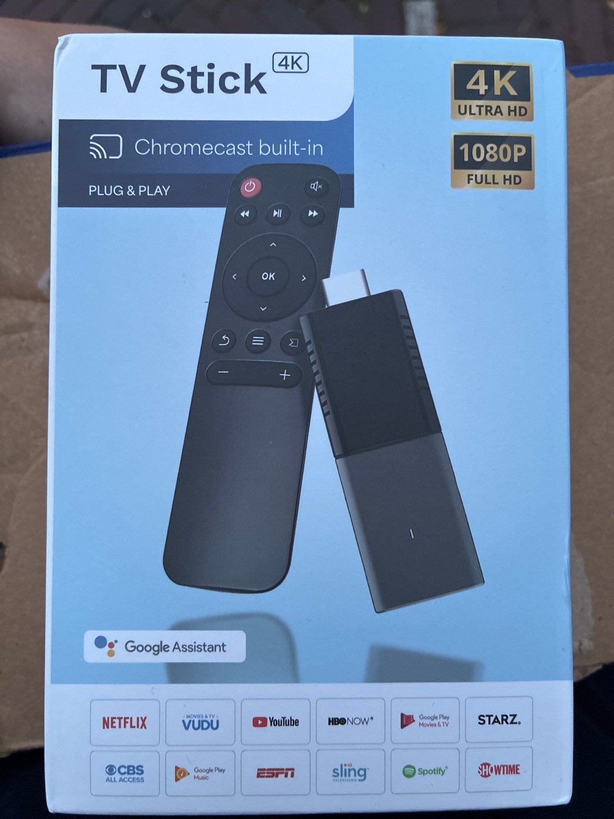 TV Stick 4K met Chromecast en Google Assistant, Ophalen of Verzenden, Nieuw, HDMI