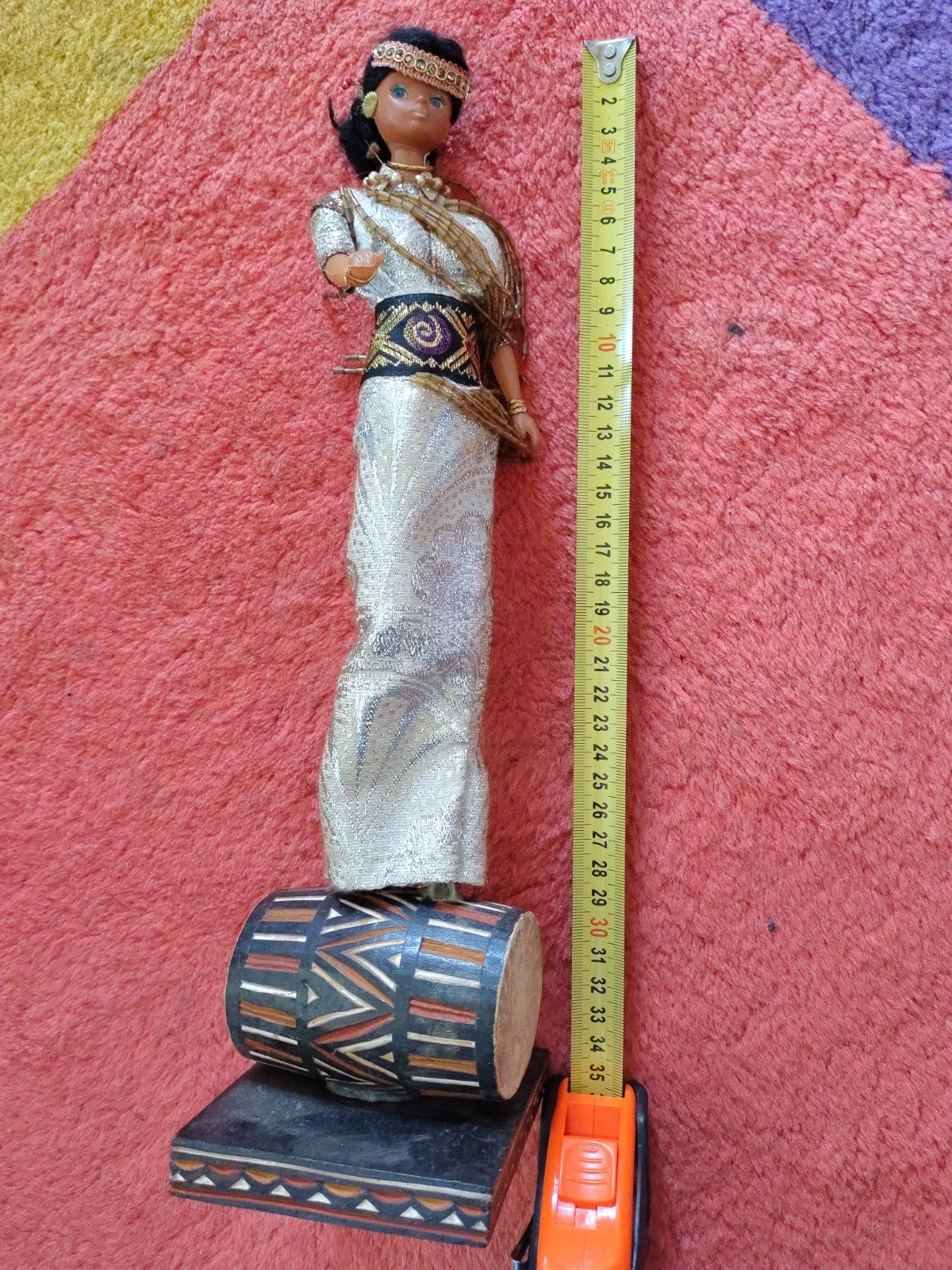 Unieke Native American Barbie (Mattel) OOAK met standaard, Verzamelen, Ophalen of Verzenden