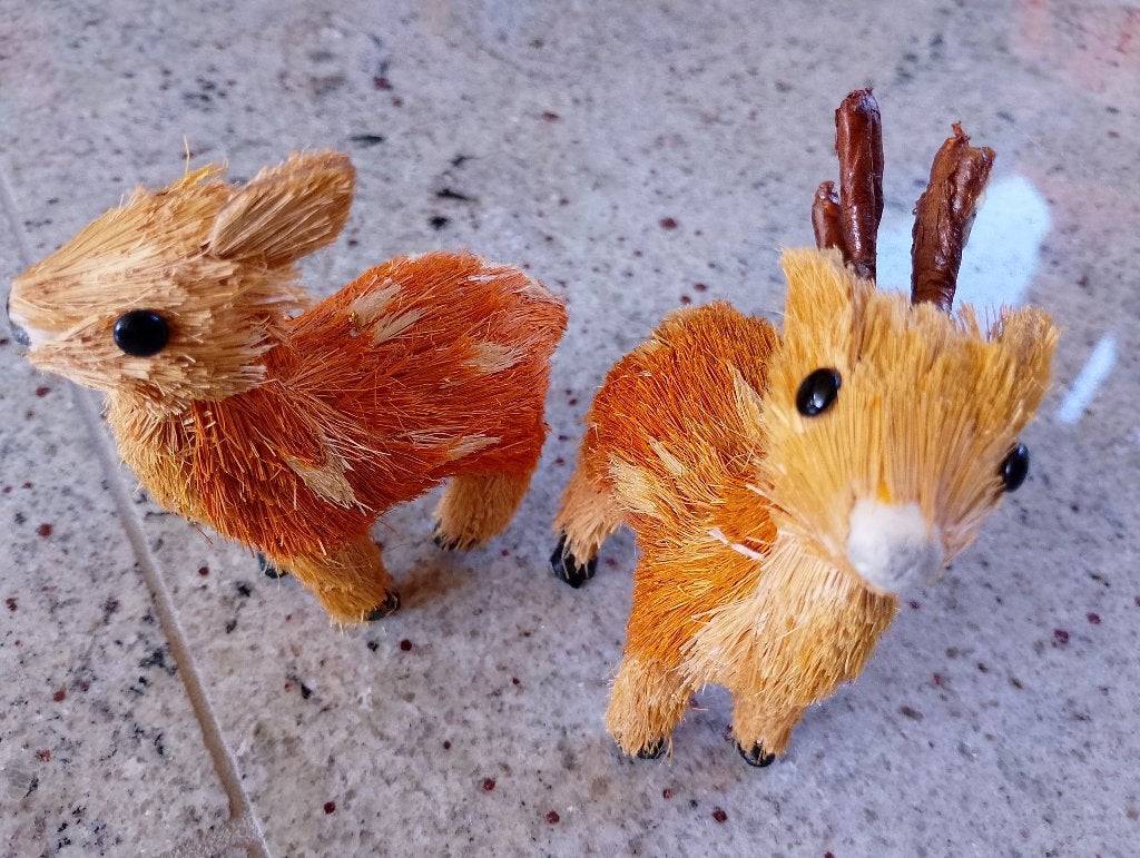 Twee hertjes, Ophalen of Verzenden, Gebruikt