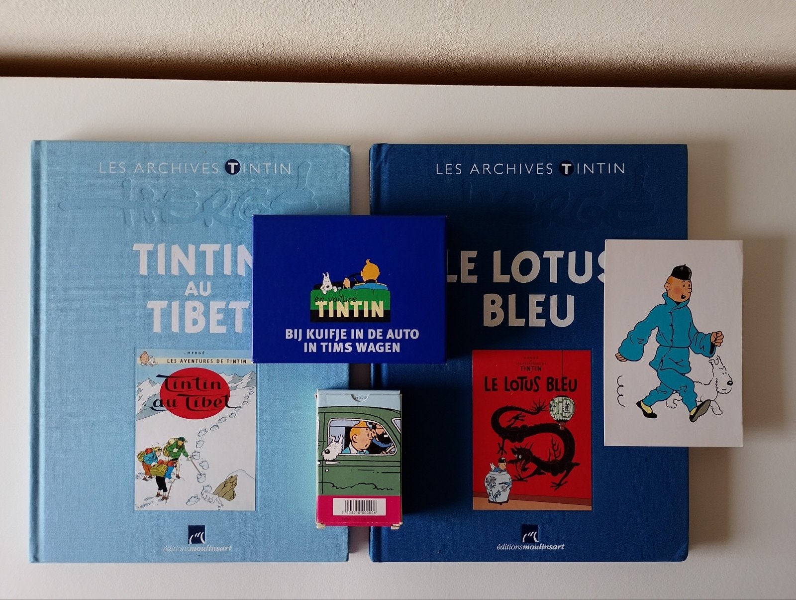 Tintin Archief Collectie: Tibet & Blauwe Lotus, Boeken, Stripboeken, Ophalen of Verzenden, Zo goed als nieuw, Meerdere stripboeken
