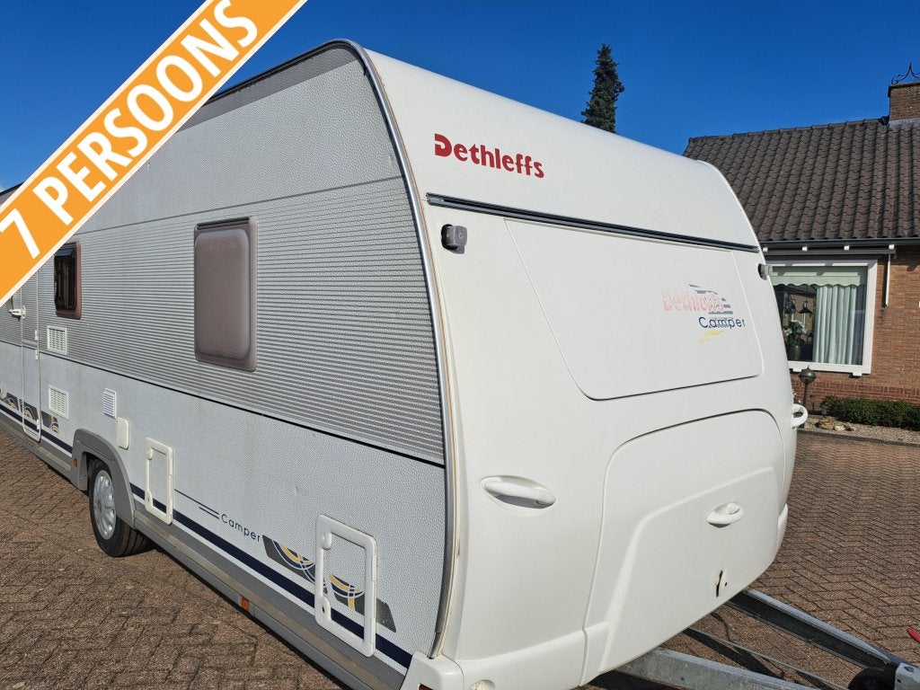 Dethleffs Camper 560SK stapelbed climatronic, nieuw voortent, Dwars-stapelbed, Serviceluik, Rondzit, Bedrijf