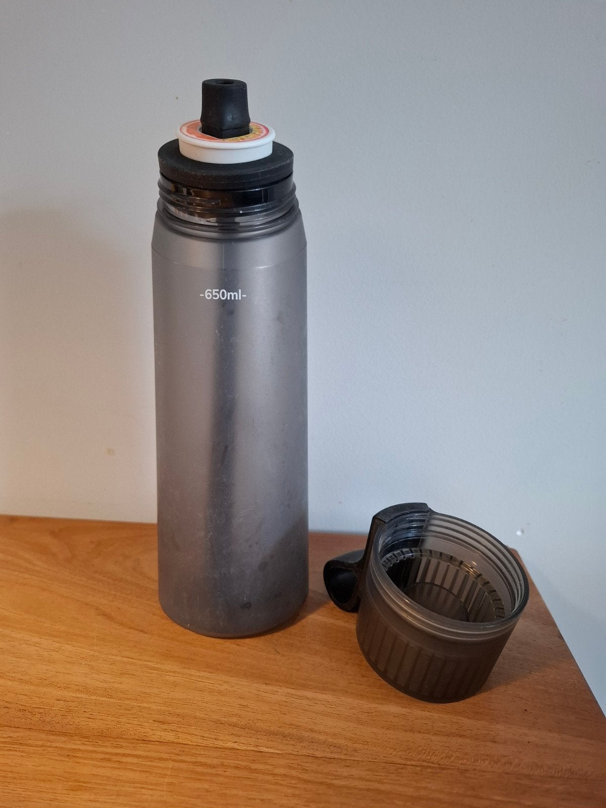 Air Up fles, zwart, 650ml, Kunststof, Ophalen of Verzenden, Zwart, Overige merken