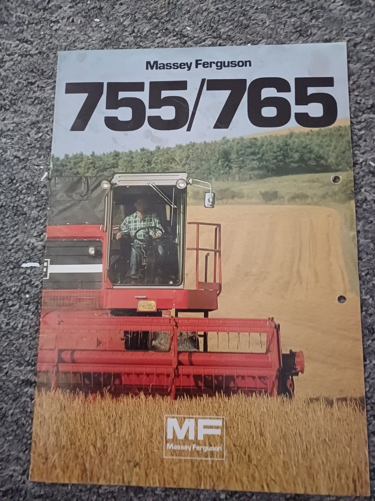 aangeboden  massey  ferguson  maaidorser  folder, Ophalen of Verzenden, Gelezen, Folder
