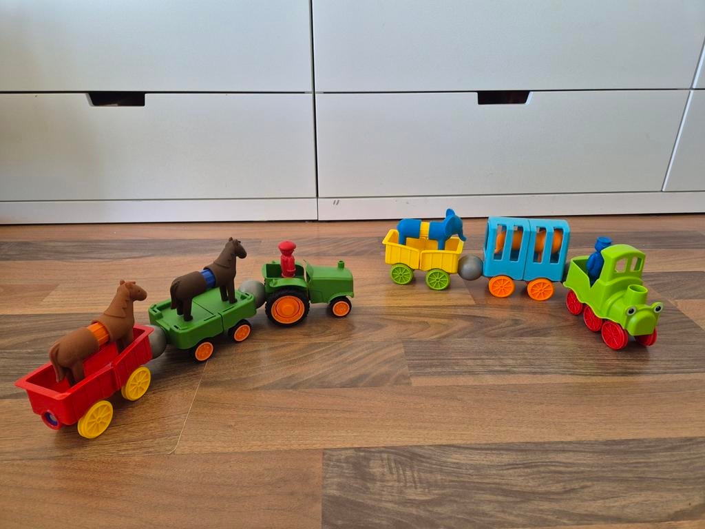 Magneet trein trekker speelgoed peuters, Ophalen, Zo goed als nieuw