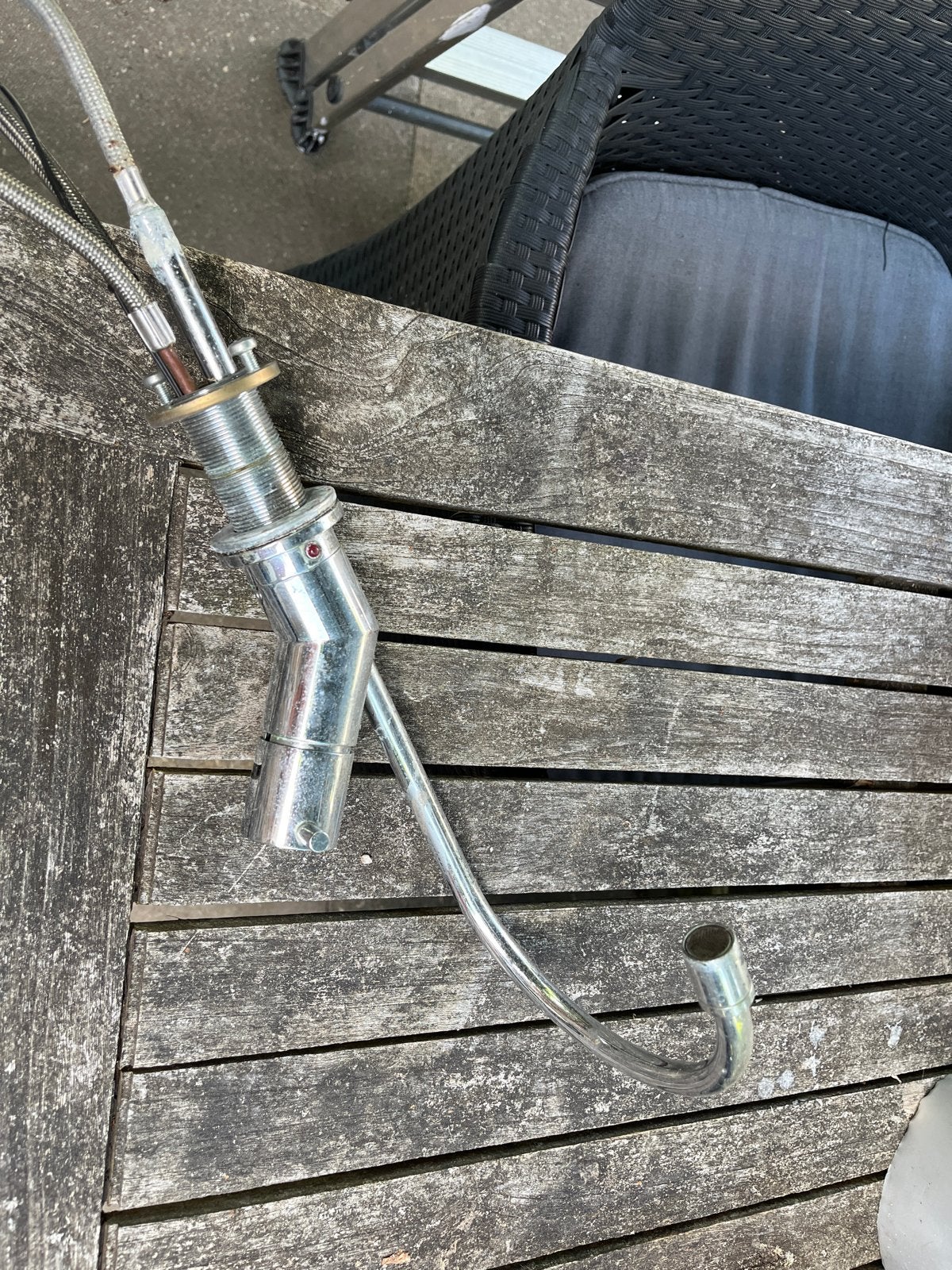 Originele Quooker kraan - Lekt, Ophalen, Zilver, Metaal, Overige merken