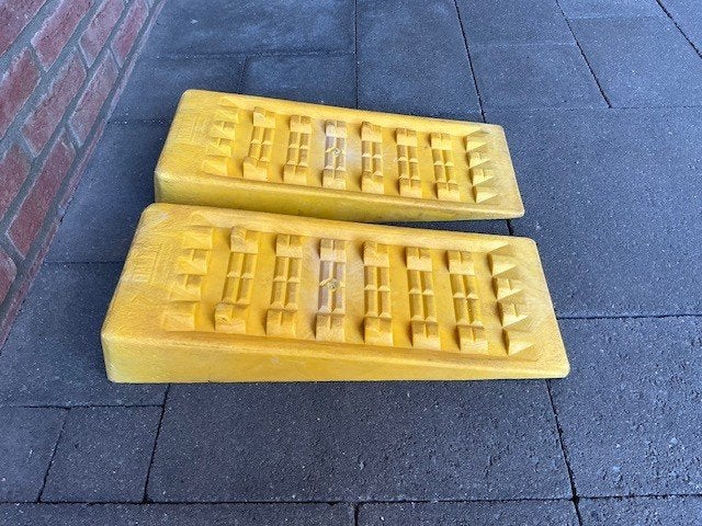 2 Fiamma leveler (oprijblokken) voor camper of caravan, Ophalen of Verzenden, Gebruikt