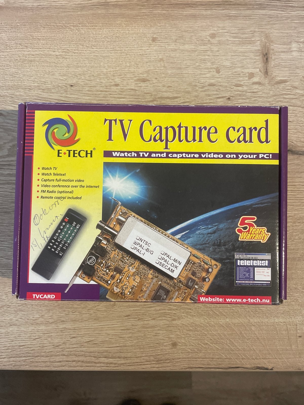 E-TECH TV Capture Card - Bekijk en neem TV op via PC, Ophalen of Verzenden, Zo goed als nieuw
