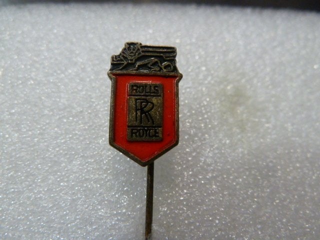 Vintage Rolls Royce Speldje/Pin, Ophalen of Verzenden, Gebruikt, Merk, Speldje of Pin