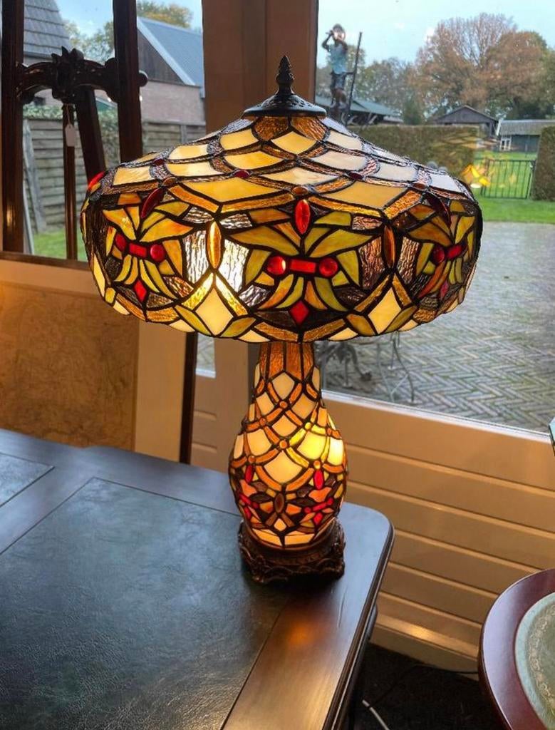 Tiffany bureau lamp lampen voor mancave kantoor huis kamer, Antiek en Kunst, Ophalen