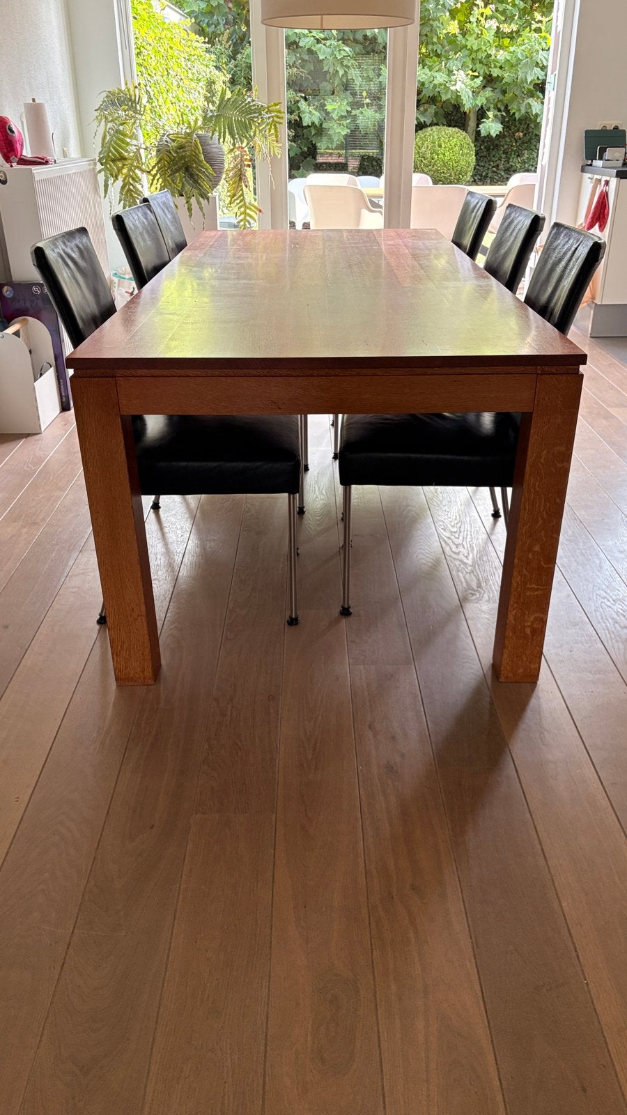 Foto 4 van Uitschuifbare eettafel van eikenhout