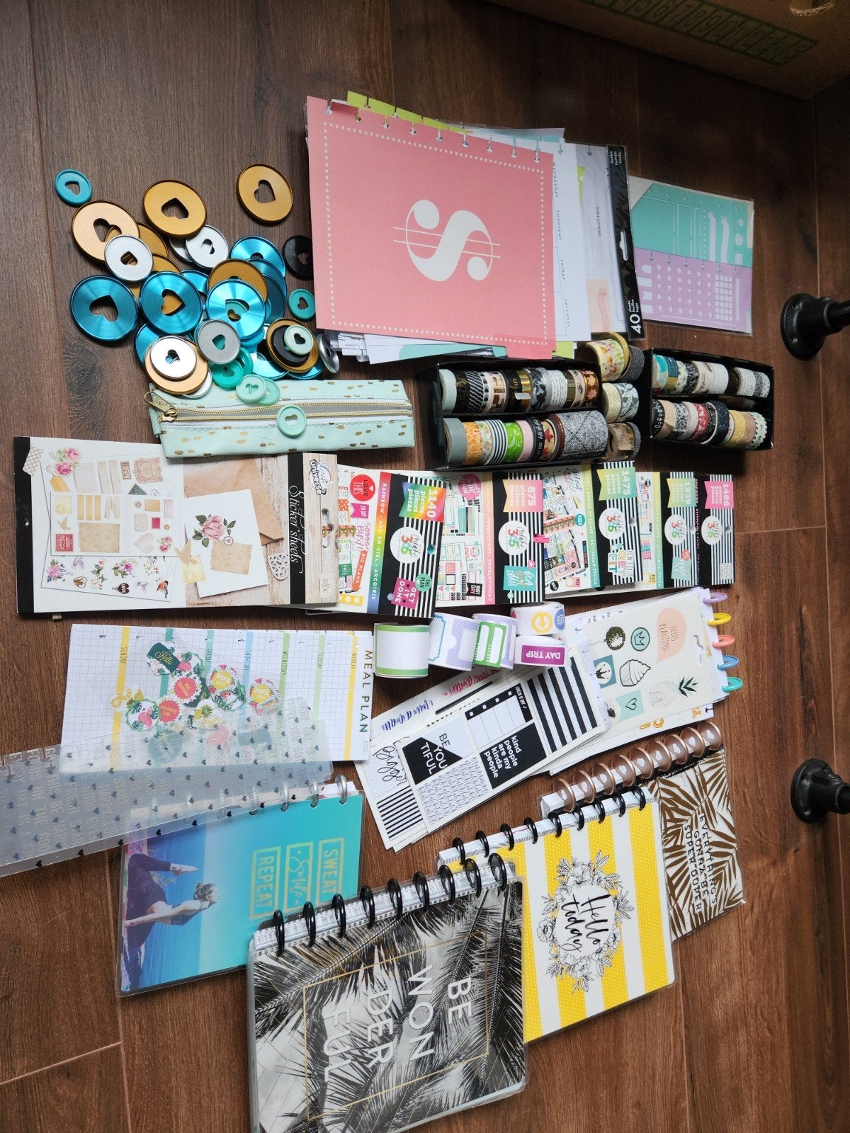 HAPPY planner Grote set: planners, stickers, washi tape, Overige thema's, Meerkleurig, Ophalen of Verzenden, Papier of Karton