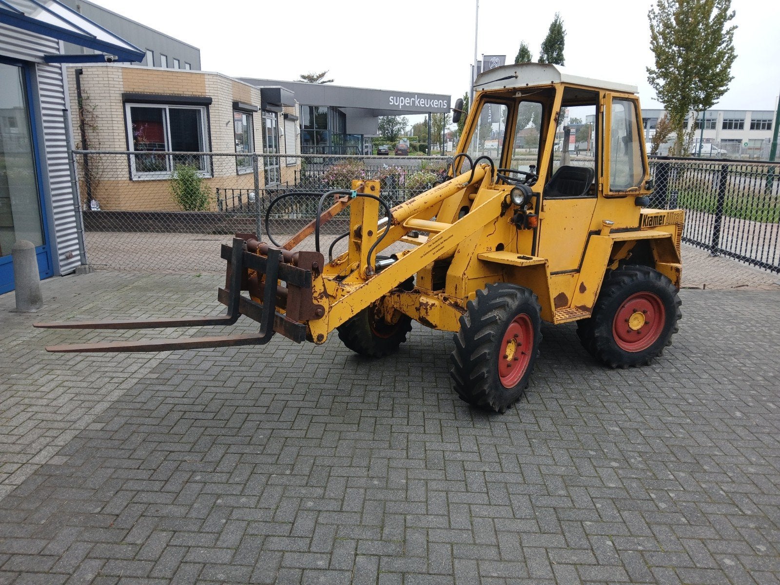 kramer allrad 212 shovel, Ophalen, Wiellader of Shovel