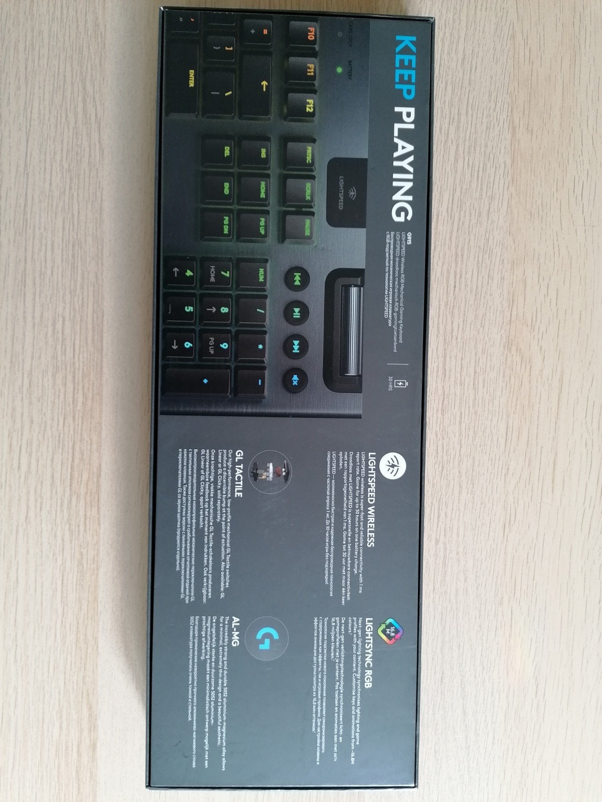 Logitech G915 Mechanical Gaming Keyboard, Computers en Software, Ophalen of Verzenden, Zo goed als nieuw, MacOS