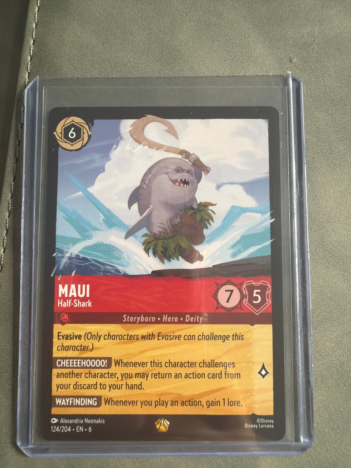 Disney Lorcana Maui Half-Shark 124/204, Ophalen of Verzenden, Zo goed als nieuw