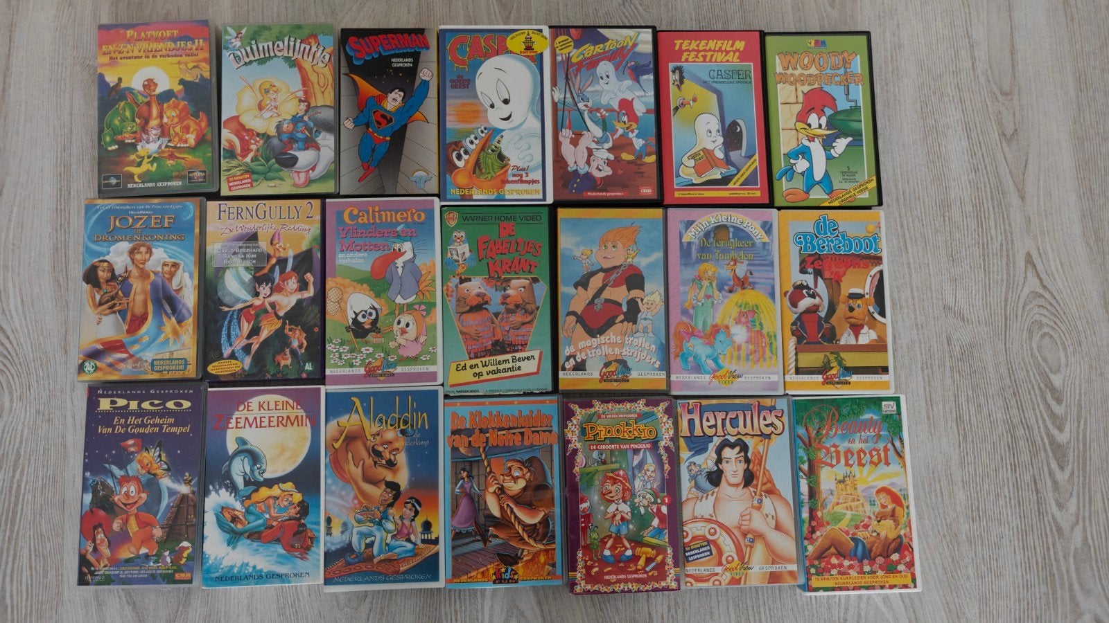 Verschillende Kinder/Jeugd Films op Videoband, Alle leeftijden, Ophalen of Verzenden, Gebruikt, Overige typen