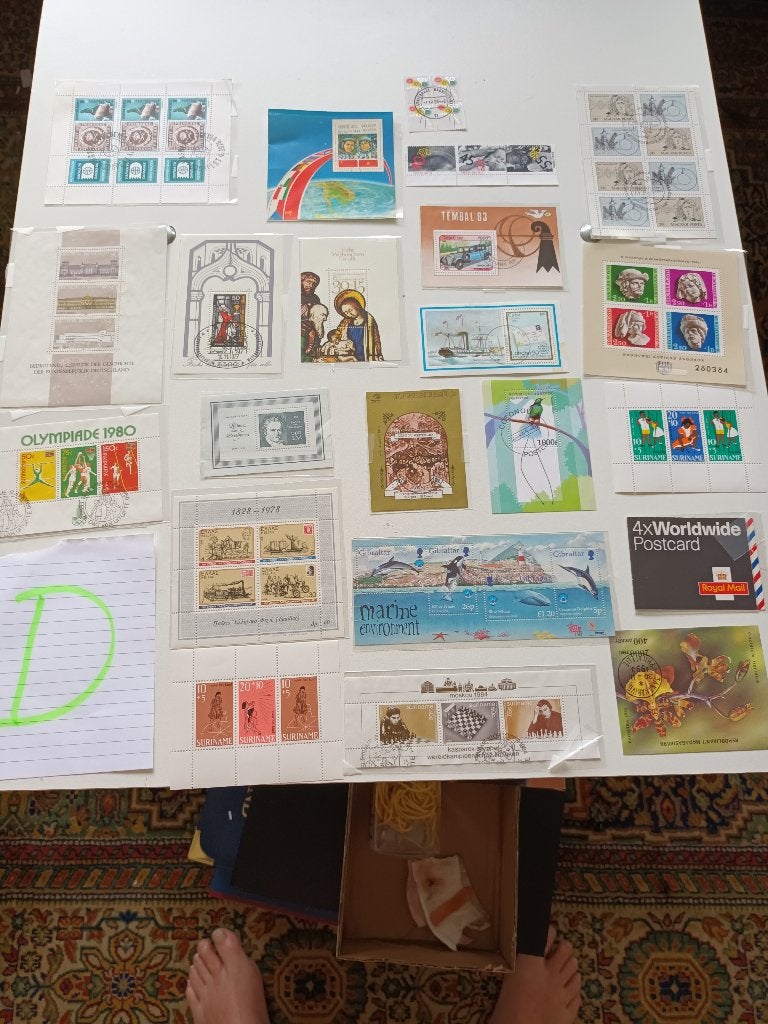 Postzegels  Vellen - Blokken - Paren - Combi,s, Postzegels en Munten, Ophalen of Verzenden, Overige thema's
