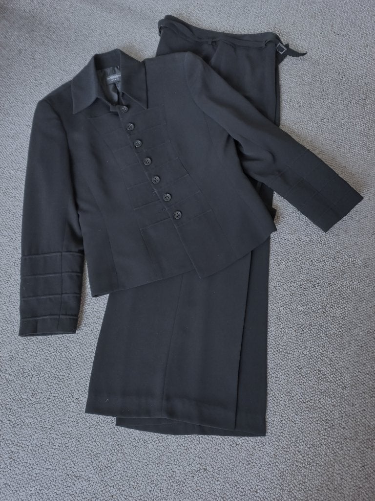 Dames Kleding Bandolera Zwart Kostuum, Kostuum of Pak, Verzenden, Zwart, Maat 42/44 (L)