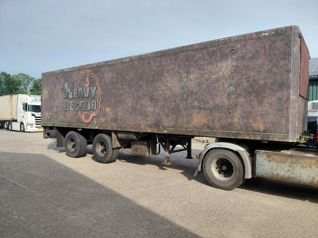 Oplegger FLOOR FLO-12-202  2 assen 1 gestuurd met laadklep, Ophalen
