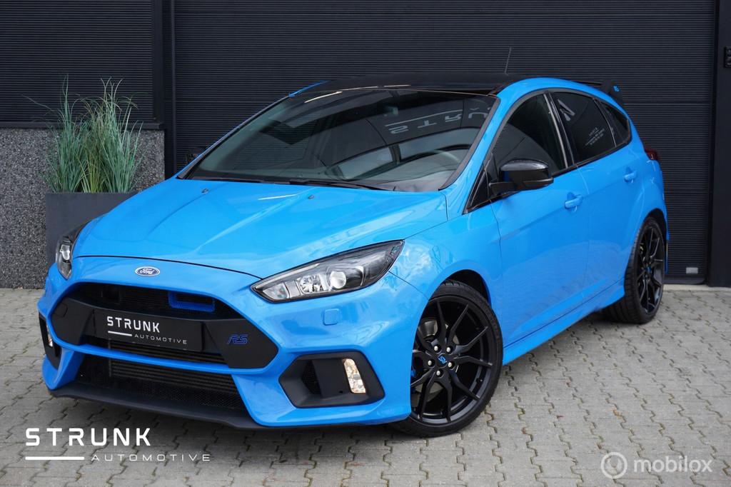 Ford Focus 1.6 EcoBoost RS LSD Look 197 PK Apple Carplay, Auto's, Ford, Gebruikt, 4 cilinders, Blauw, Bedrijf