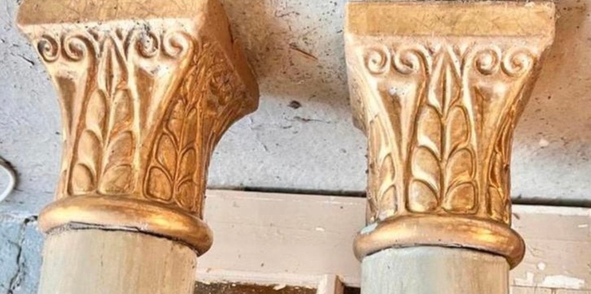 Schouw zuilen, Ophalen of Verzenden, Gebruikt
