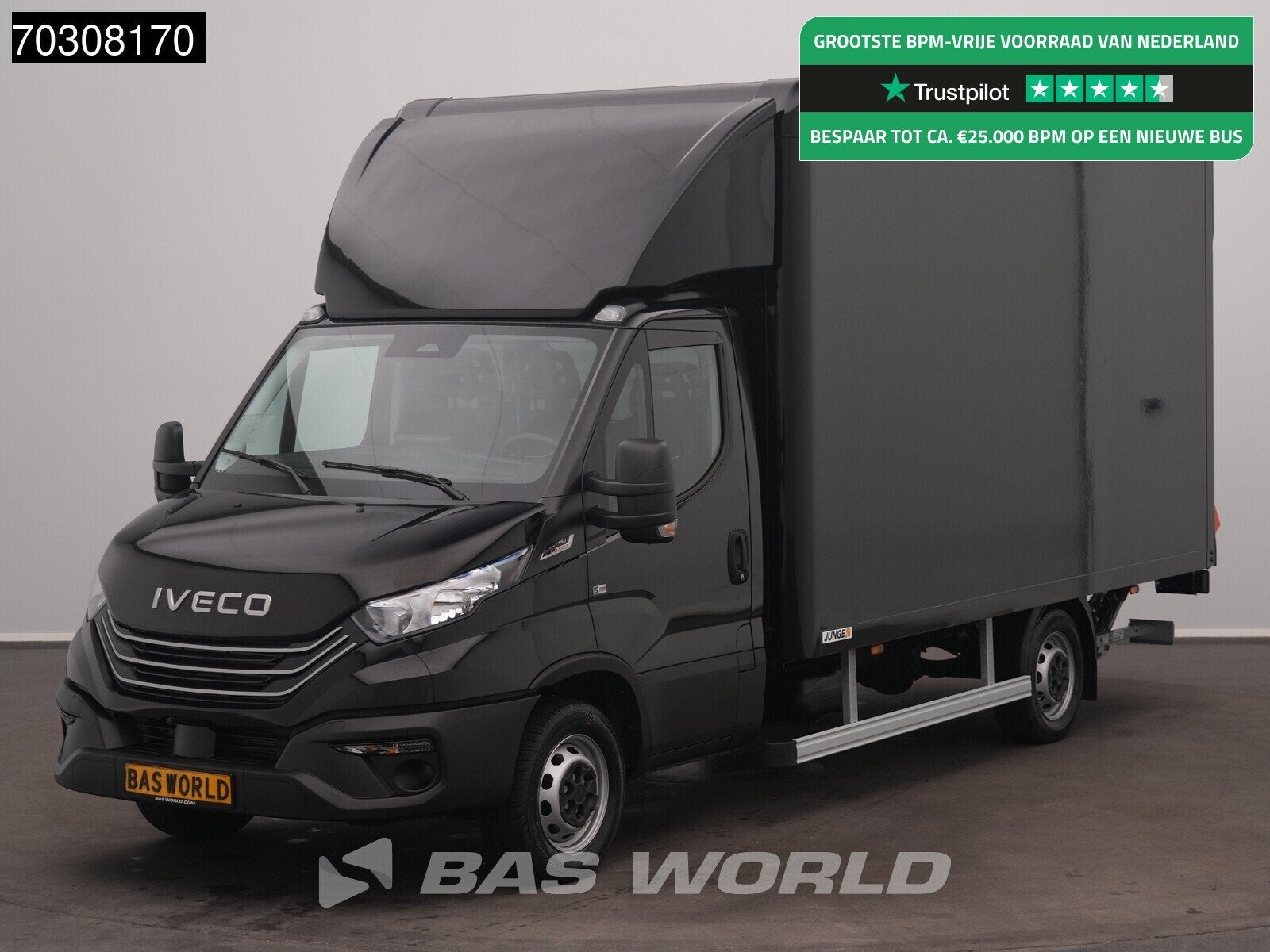 Iveco Daily 35S18 3.0L Automaat Laadklep 180PK Bakwagen ACC, Auto's, Automaat, Stoelverwarming, Stof, Euro 6
