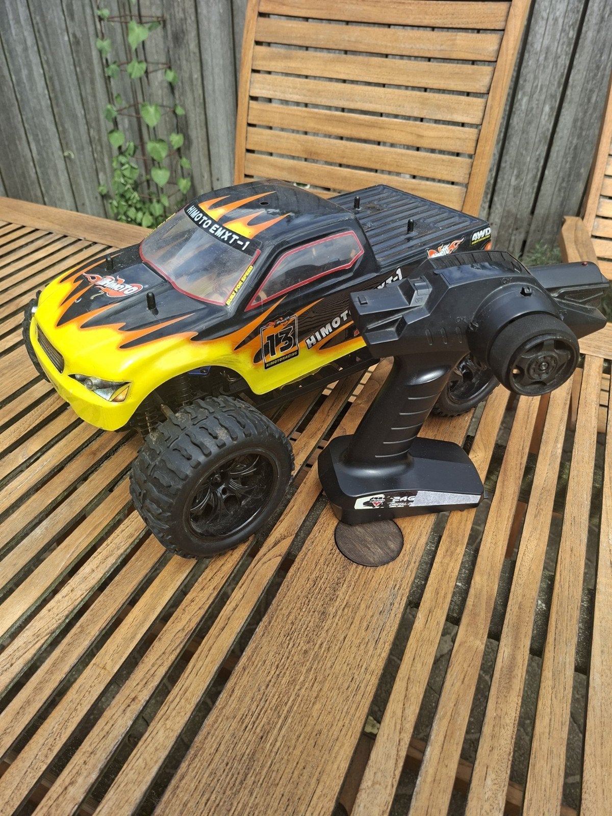 Himoto rc truck schaal 1:10, Elektro, Gebruikt, Auto offroad, Ophalen of Verzenden