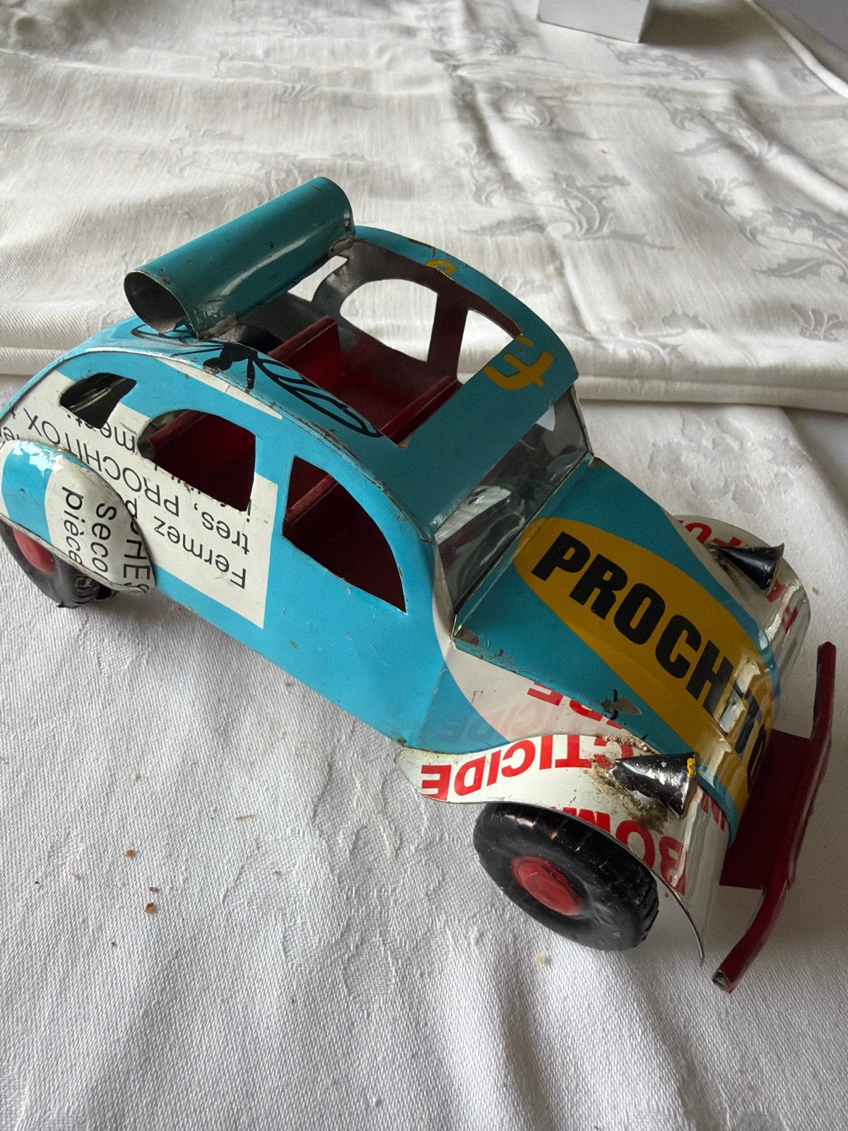 Vintage bli auto Citroën 2CV - NU 10 euro.Made in Madagascar, Ophalen of Verzenden, Nieuw