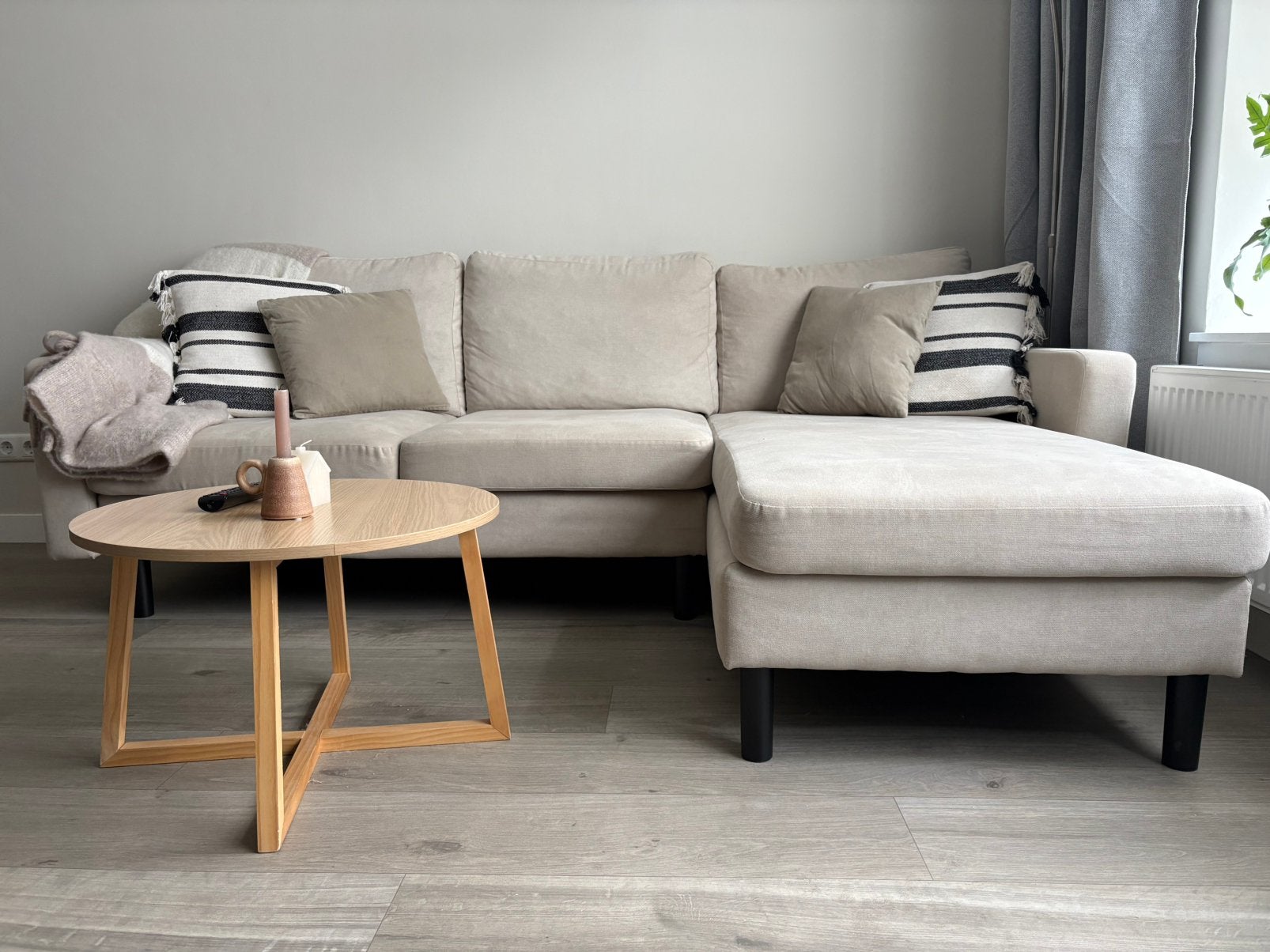 Bijzettafeltje, Huis en Inrichting, Tafels | Bijzettafels, Minder dan 45 cm, Minder dan 55 cm, Rond, Ophalen of Verzenden