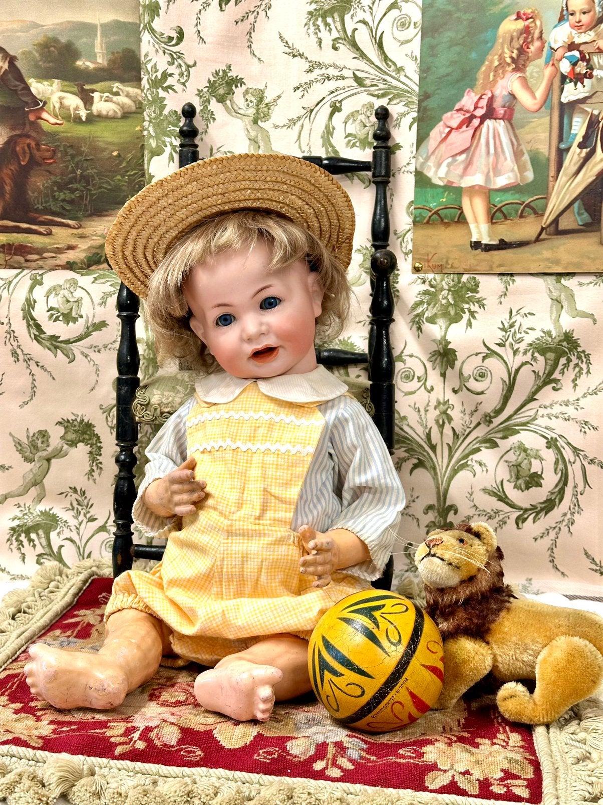 Antieke character pop Kammer&Reinha116/A, 50 cm, Ophalen of Verzenden