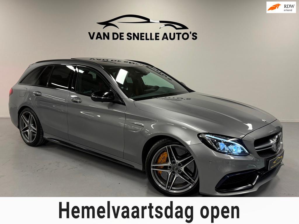 Mercedes-Benz C-klasse Estate AMG 63 S KERAMISCH/SCHAALSTOEL, Auto's, Mercedes-Benz, Automaat, Achterwielaandrijving, Gebruikt